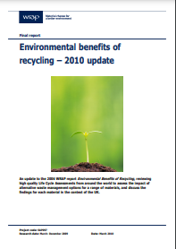 Environmental benefits of recycling – 2010 update